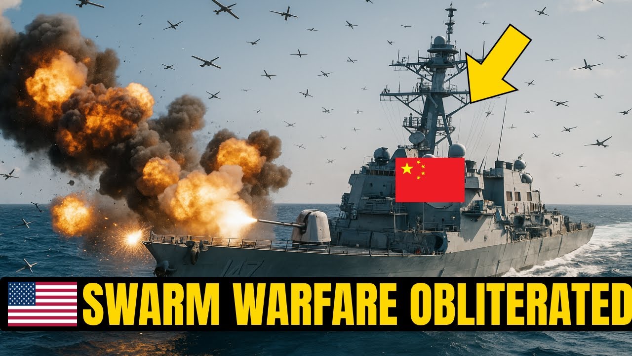 China's 147-Drone Swarm Attacks U.S. Destroyer &mdash; AEGIS System Destroys All In 8 Minutes