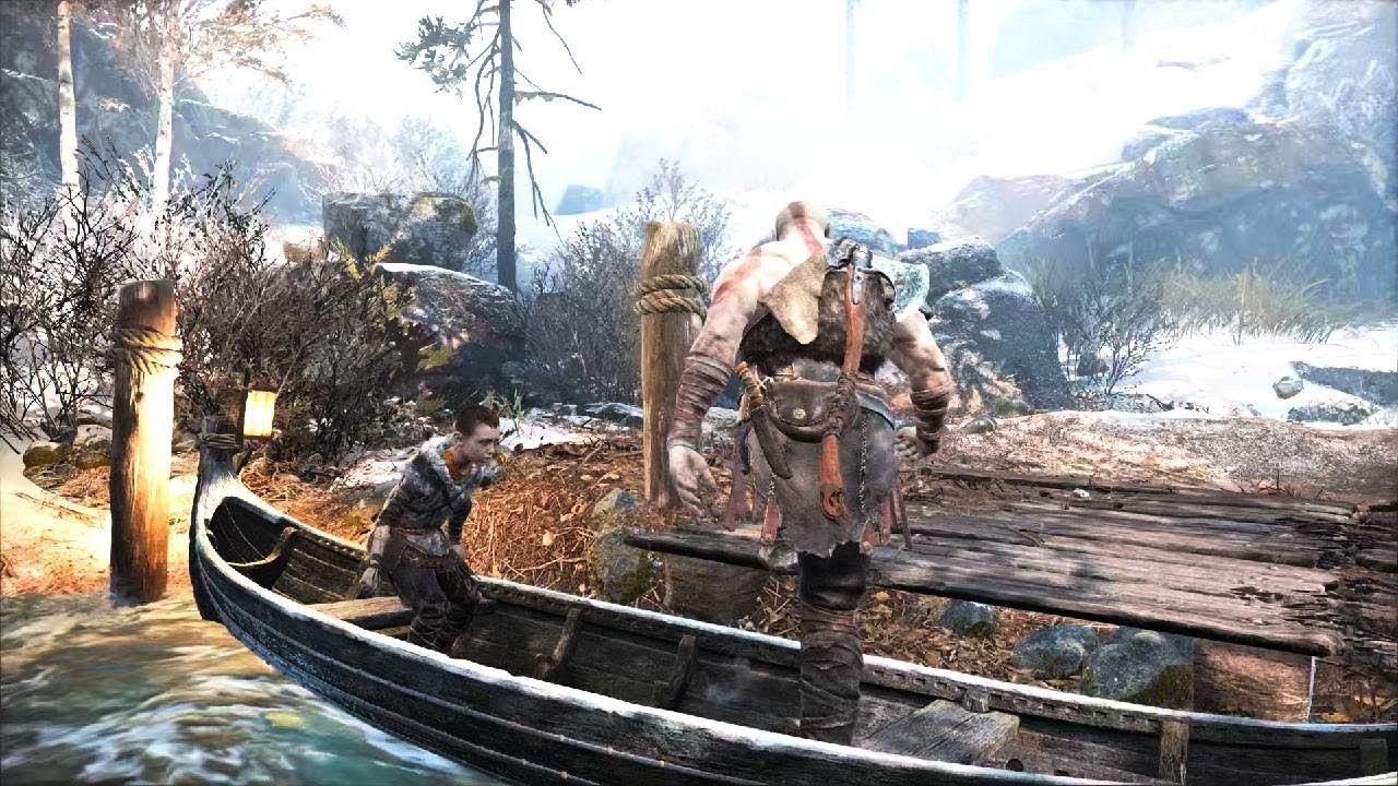 God of War PS5 GAMEPLAY OPENING SCENE/ DEER HUNTING
