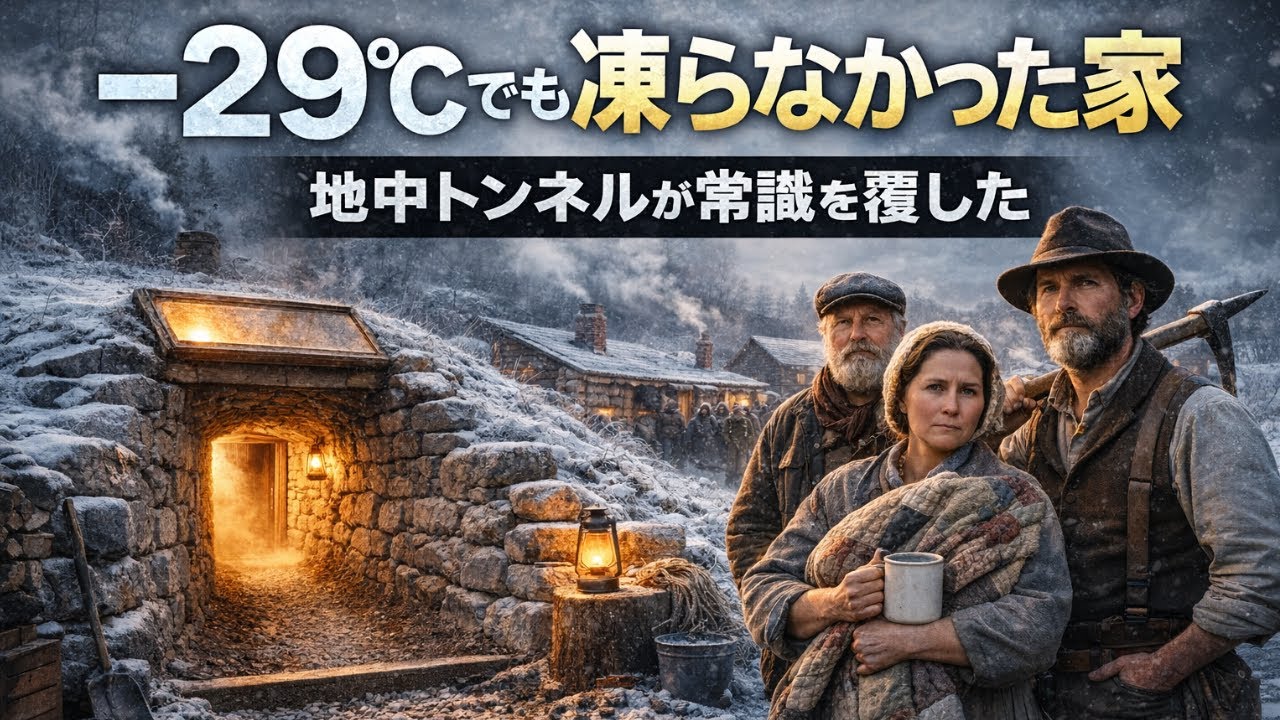 −29℃でも凍らなかった家の下にあったもの