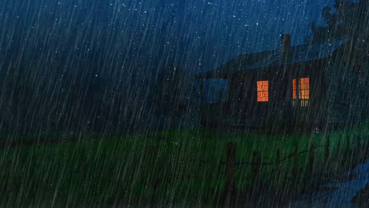 Heavy Rain Sounds 🌙 Fall Asleep Instantly and Stay Relaxed 😴
