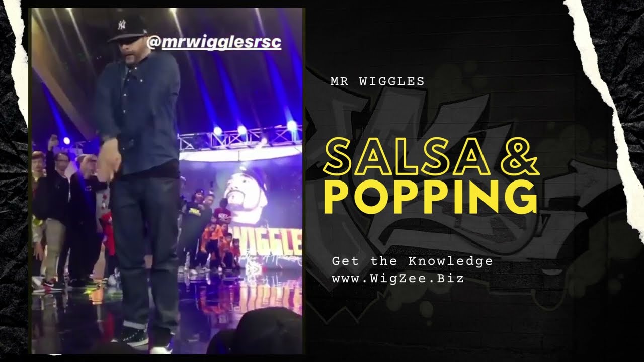 Mr Wiggles salsa hip hop beat & popping