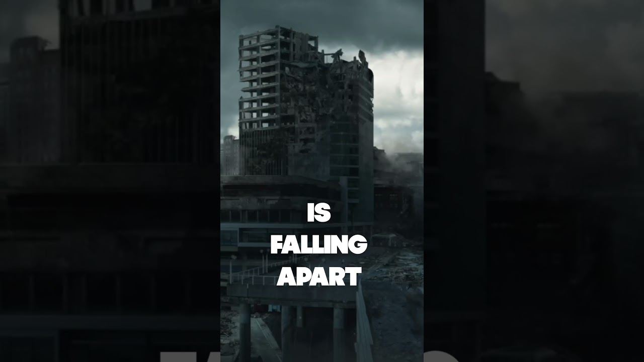 World Of Darkness | Future City Falling Apart | Post Apocalyptic Ambience #shorts  #ambientmusic