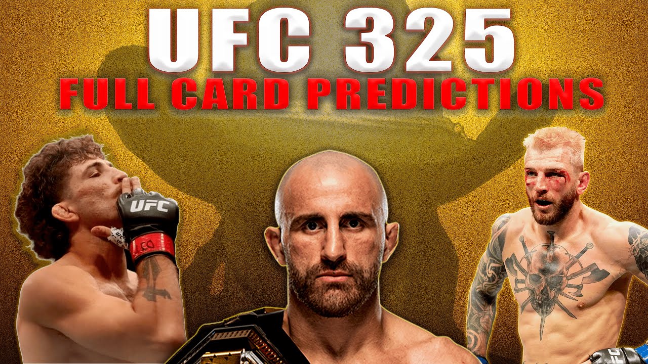 UFC 325: Full Card Predictions Slop