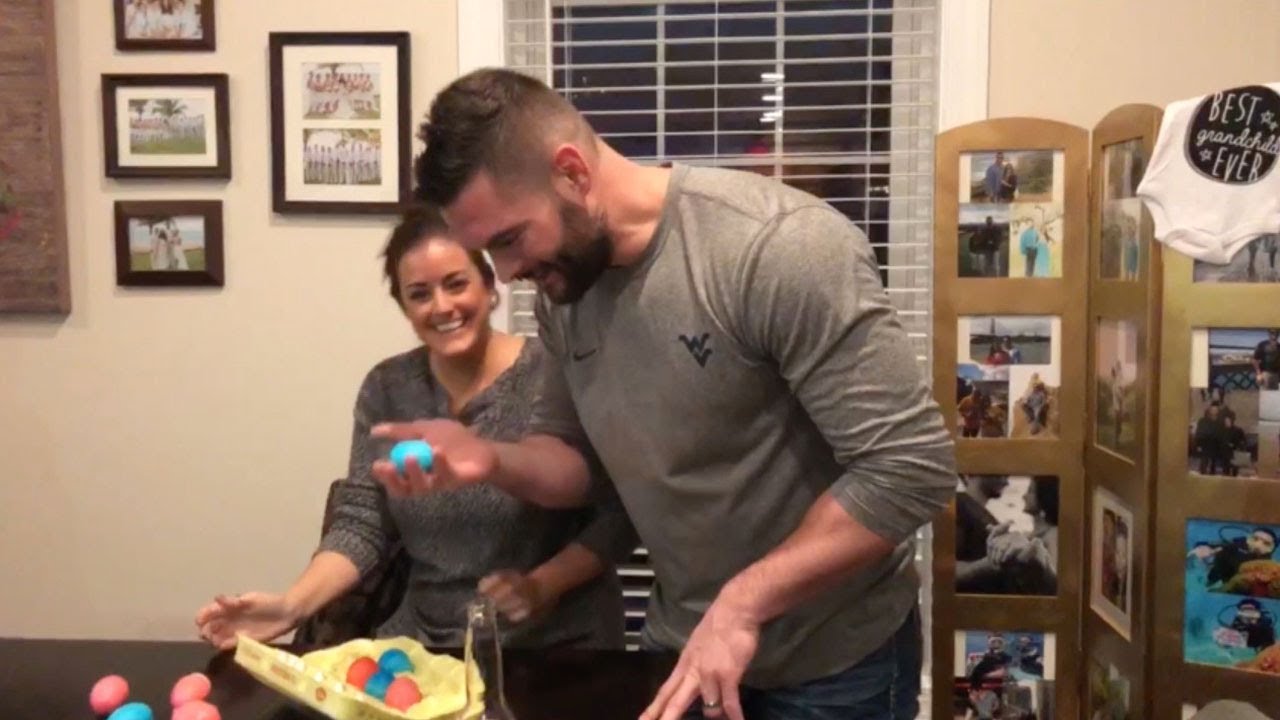 Couple Reveal Baby Gender With Egg Roulette