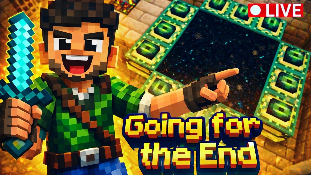 Going For the End!! 💎⛏️ | Minecraft Adventure Begins