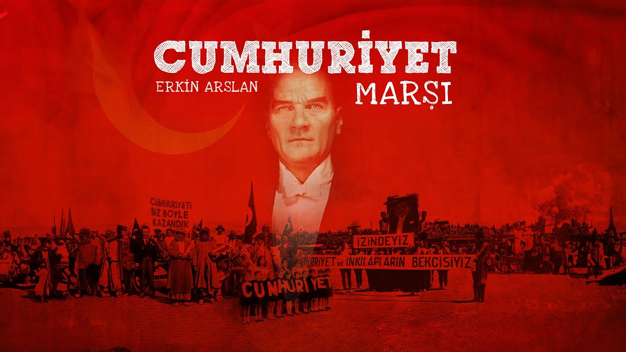Erkin Arslan - Cumhuriyet Marşı (Official Lyric Video)