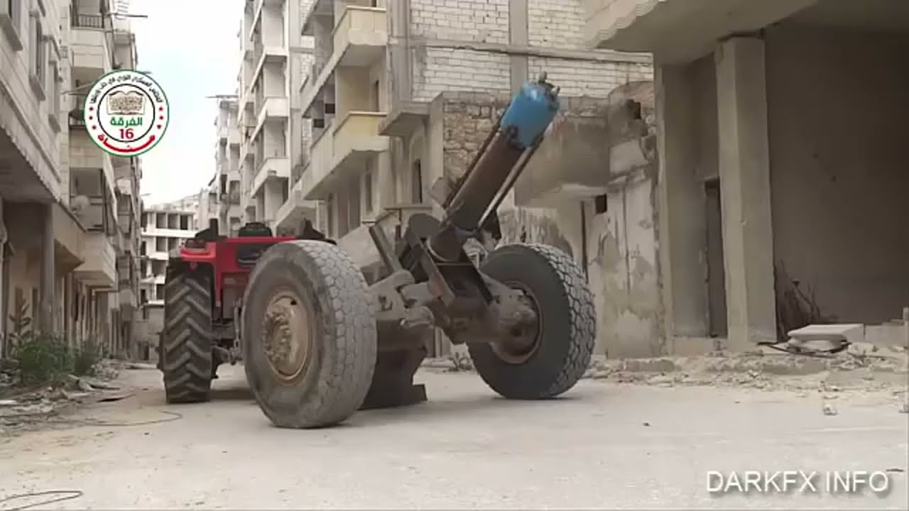 Compilation 2015 Of Hell Cannons in Action in Syria [Reupload]