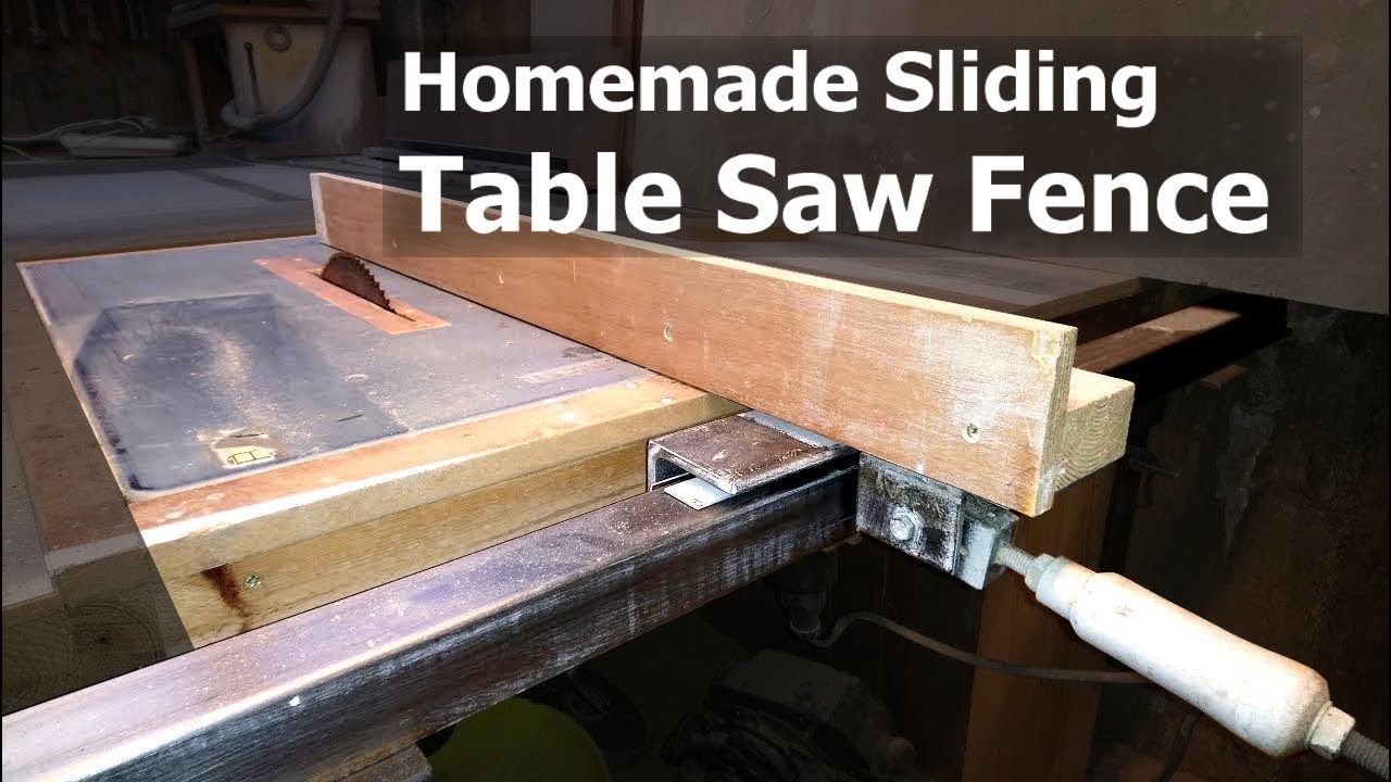 Homemade Sliding Table Saw Fence overview