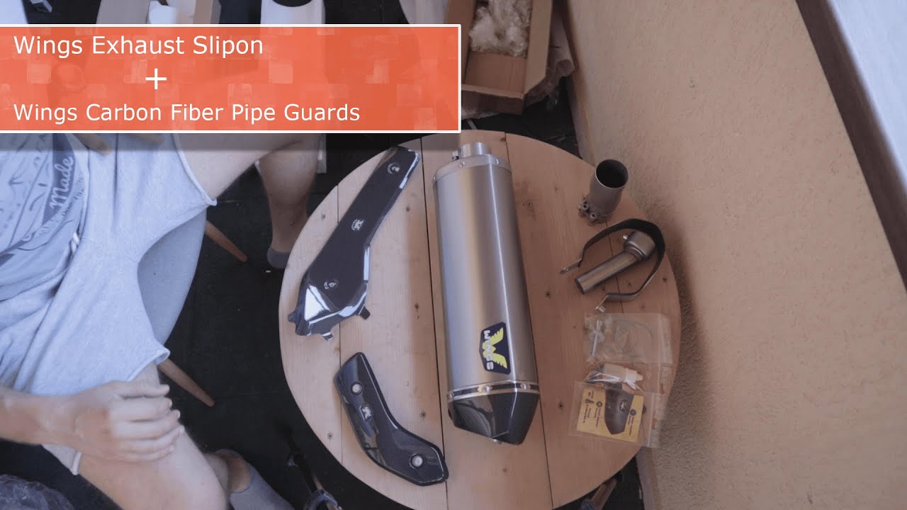 Wings exhaust install and sound test on Husqvarna 701 Enduro Long Range (2020)