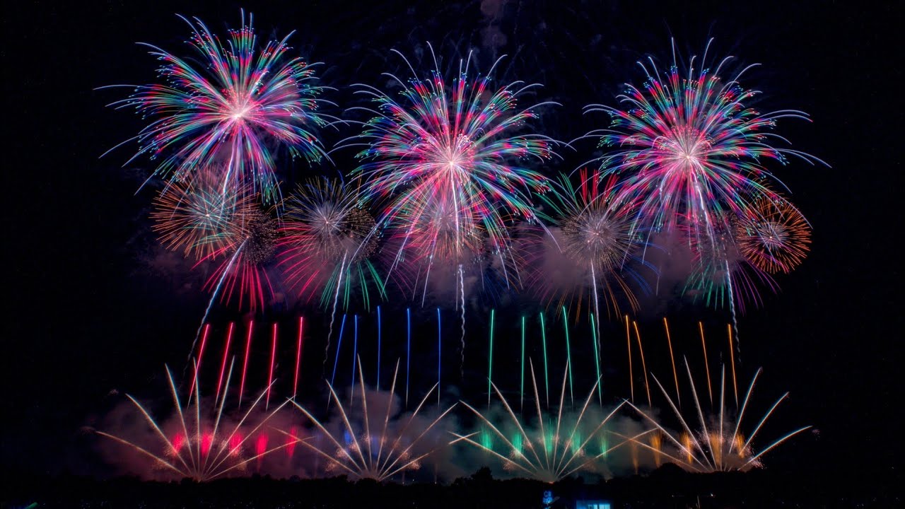 [HDR] 2023 酒田の花火 第5部 スターマイン 「奇跡のコラボレーション 2023 Change!!」Sakata Fireworks
