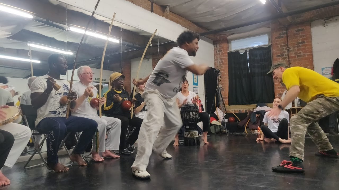 Learning Capoeira with patience. 