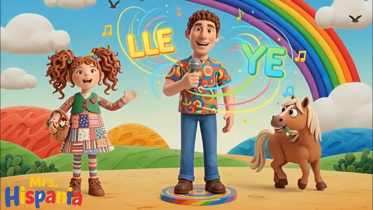 Sílabas YE y LLE | Aprende a Leer y Pronunciar YE y LLE Fácil | Español para Niños