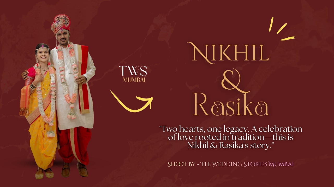 Marathi Wedding Highlights || Nikhil & Rasika || Aali Lagin Sarai || @theweddingstories_mumbai