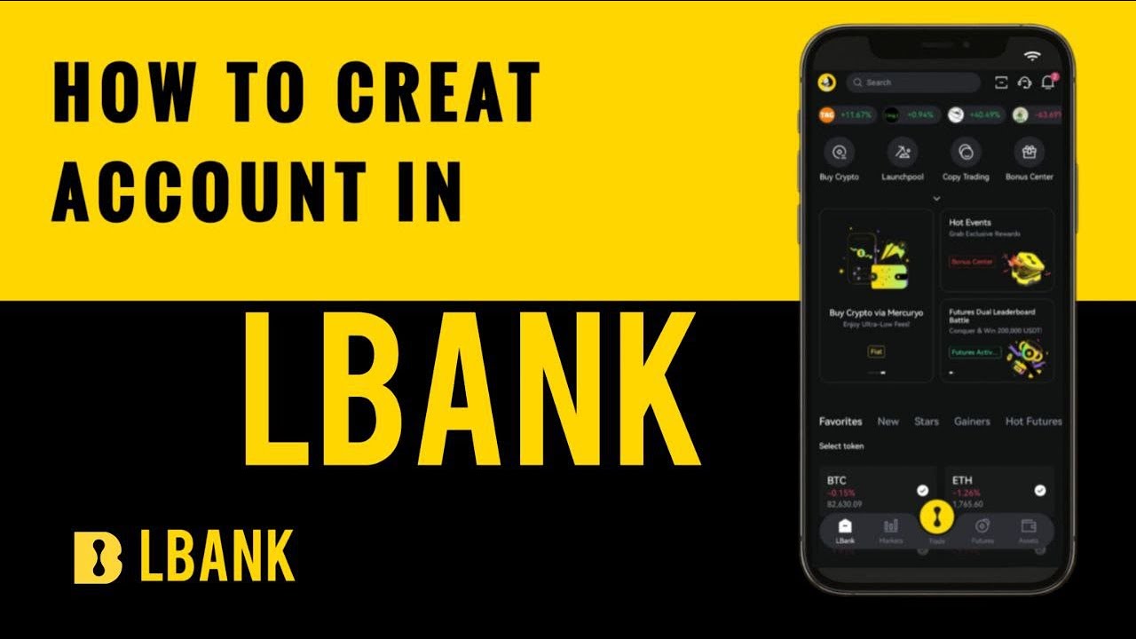 HOW TO CREAT ACCOUNT IN LBANK EXCHANGE