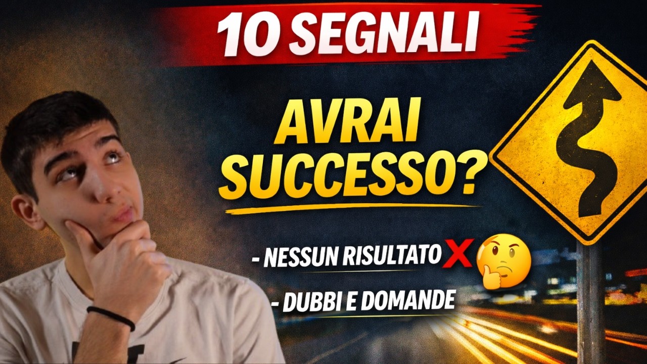 SE FAI QUESTO, sei sulla STRADA GIUSTA (anche senza risultati)