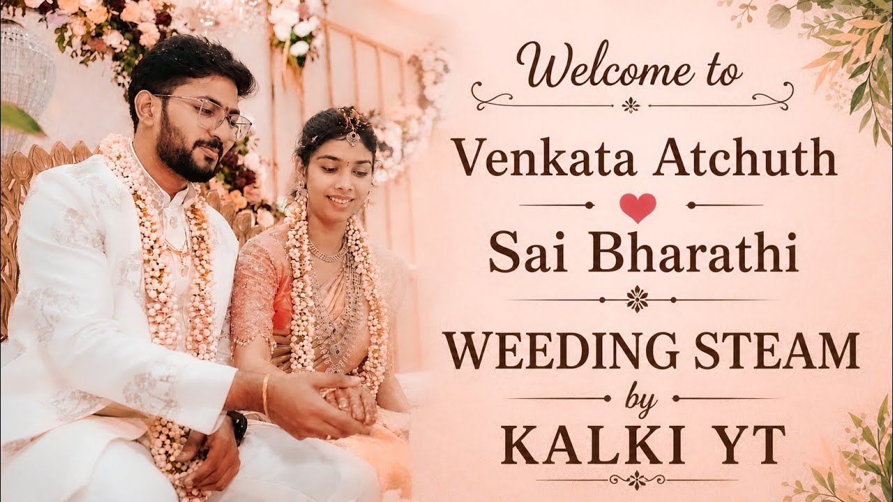 Venkata Atchuth 💓 Sai Bharathi &ndash; Wedding Live Stream 🥰 | 03.05.2026 #MS💕 #live