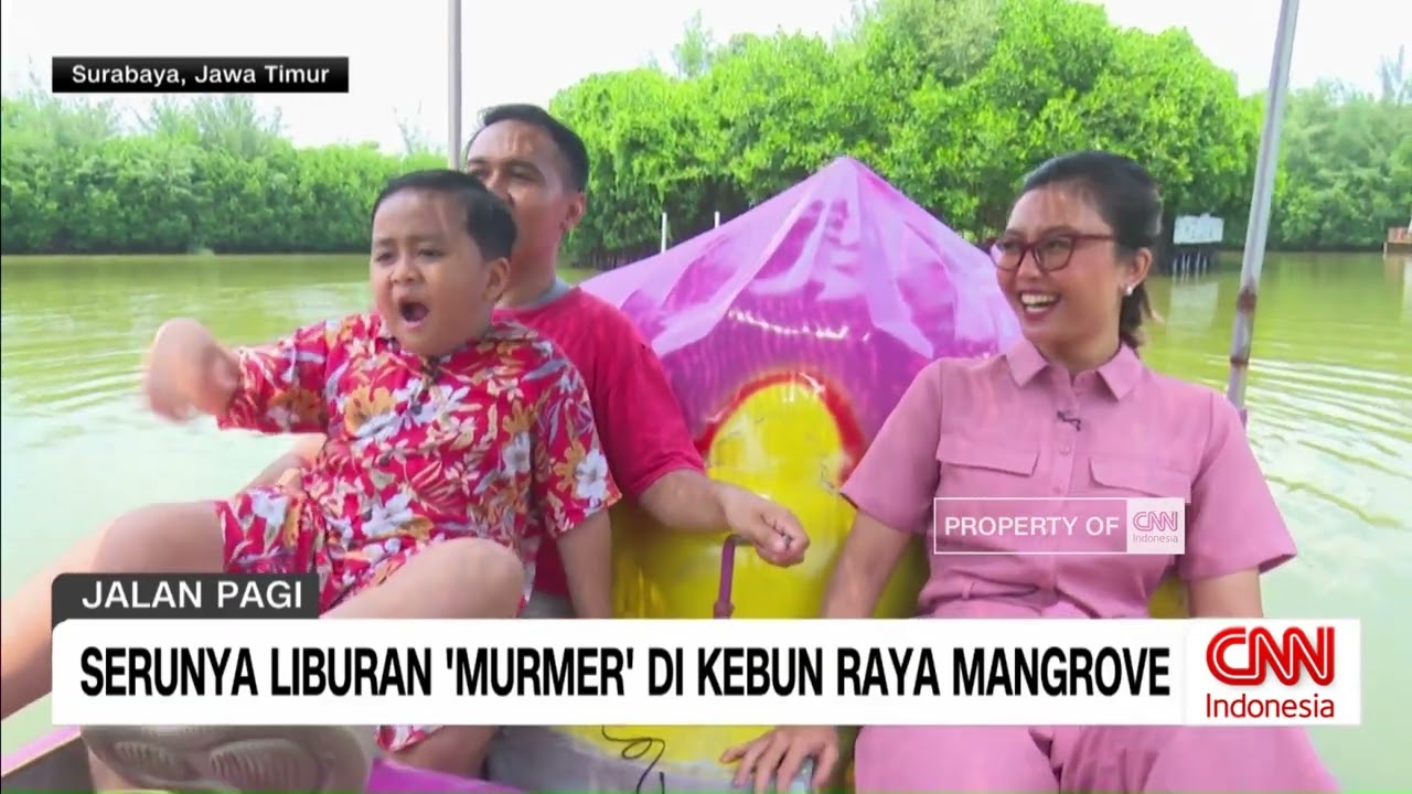 Serunya Liburan “Murmer” di Kebun Raya Mangrove