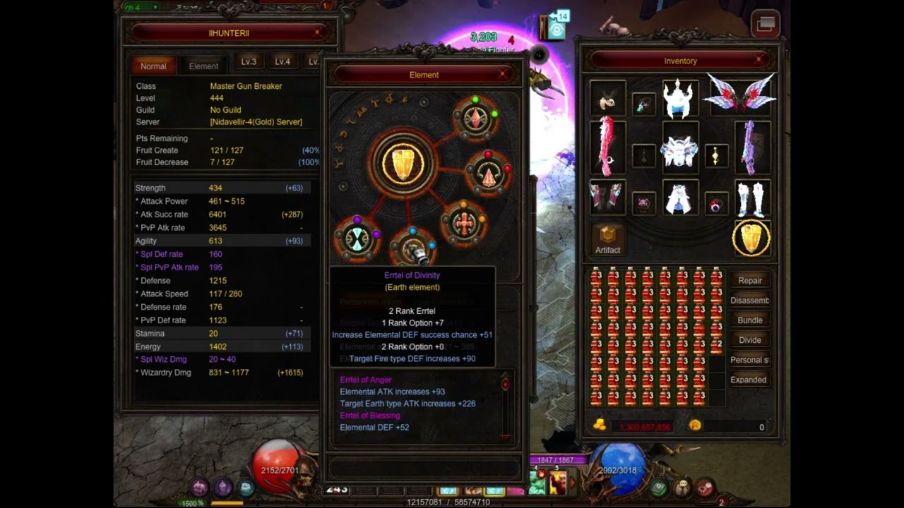 Ferea Map Mu Online Webzen Gun Breaker LVL 444