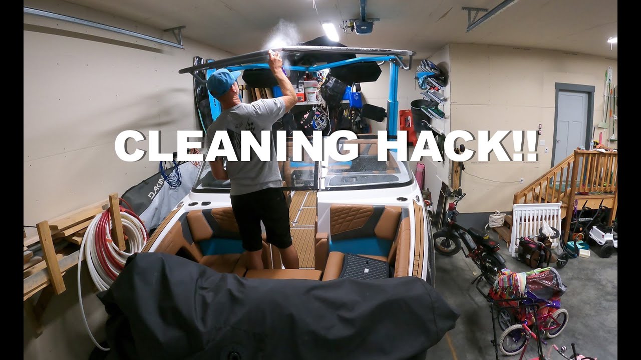 BOAT CLEANING HACK!!  Season 13, Episode 2