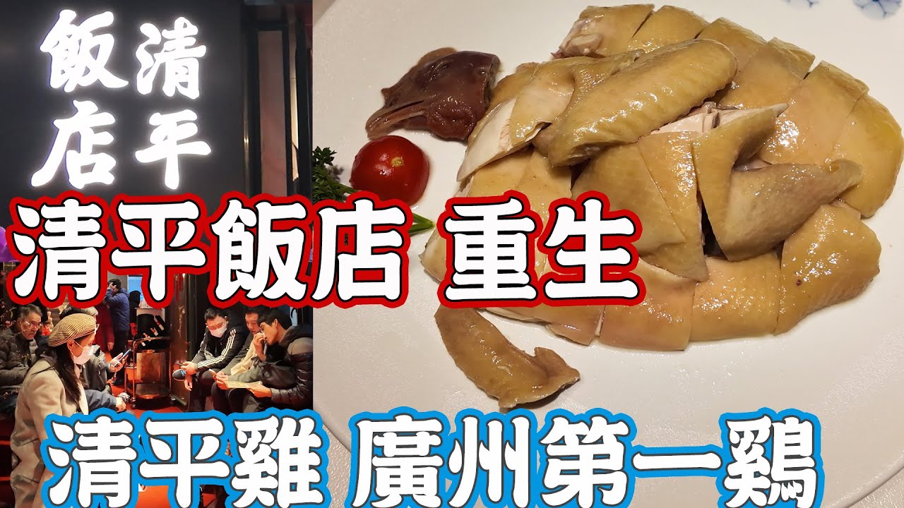 【逛吃廣州美食】清平飯店重開！清平鷄，廣州第一鷄！老廣都去吃！人氣火爆排長龍！訂座指南！時隔22年重新開業！1906科技園揚濤廣場！Canton Food Tour 2024｜GUANGZHOU 4K