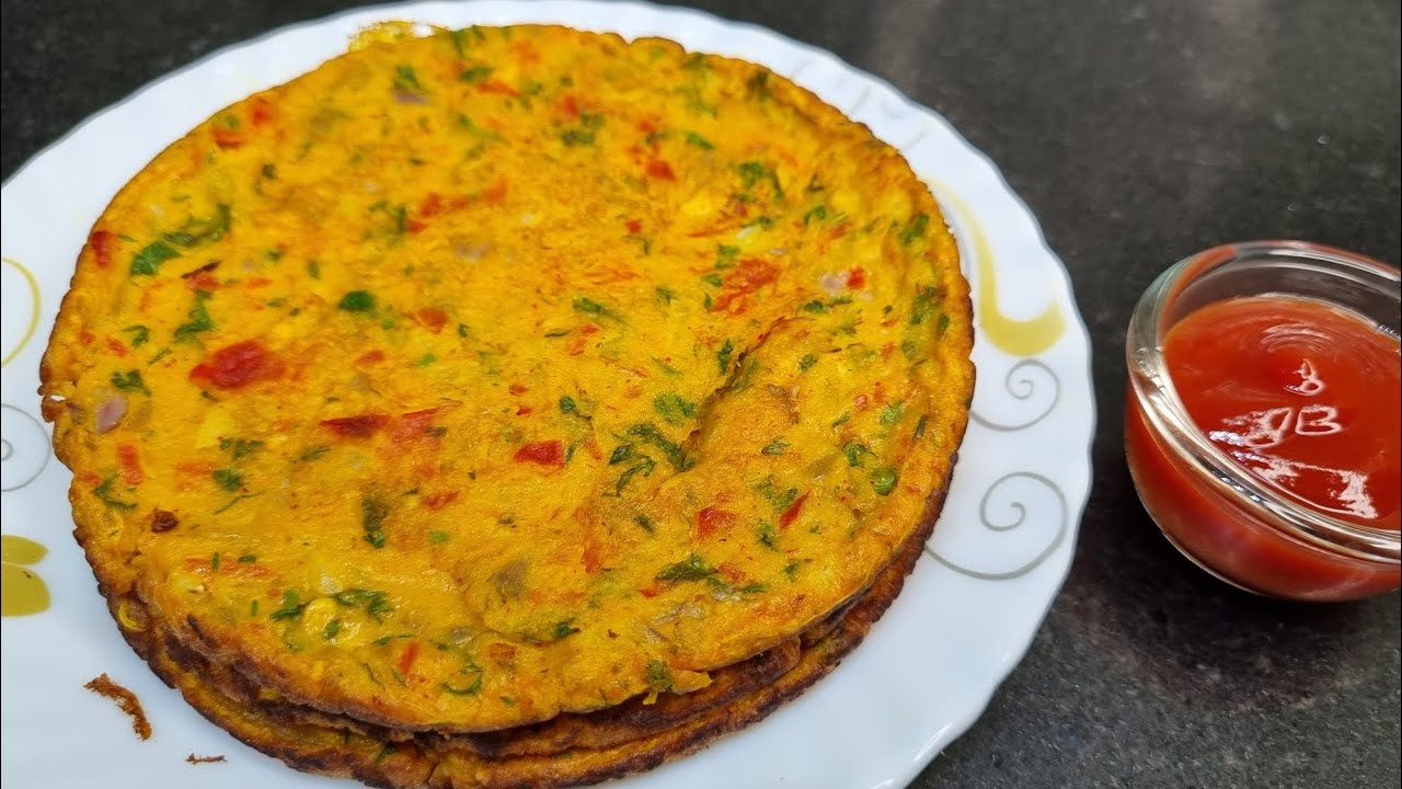 Besan Egg Chilla Recipe | Besan Chilla | Breakfast Recipe | Kiran Baking and Cooking |