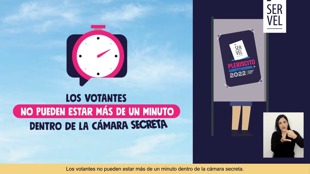 4 Servel - Proceso de votación. #DecideyVota