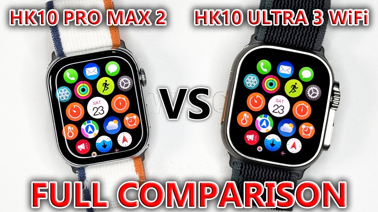 HK10 Pro Max 2 vs HK10 Ultra 3 WiFi - FULL COMPARISON! Top 1 Sport SmartWatch 2025! ASMR