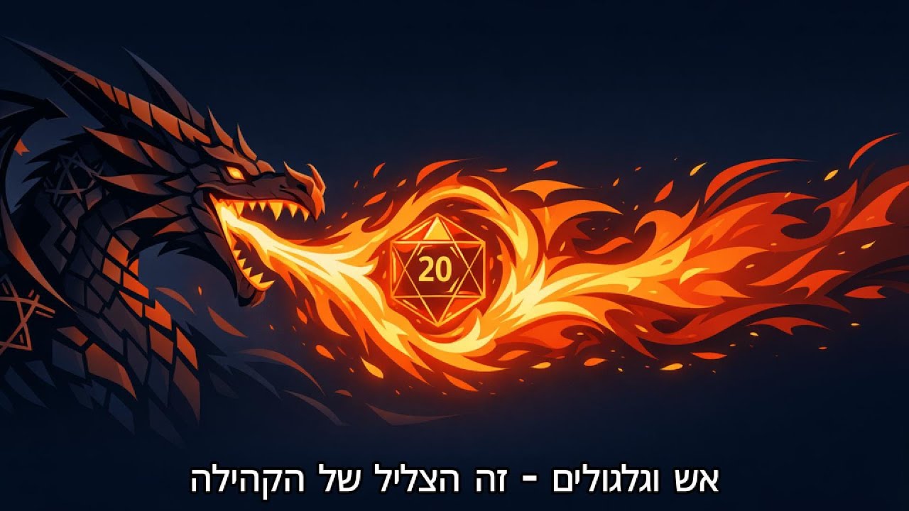 אש וגלגולים ASMR - זה הצליל של הקהילה