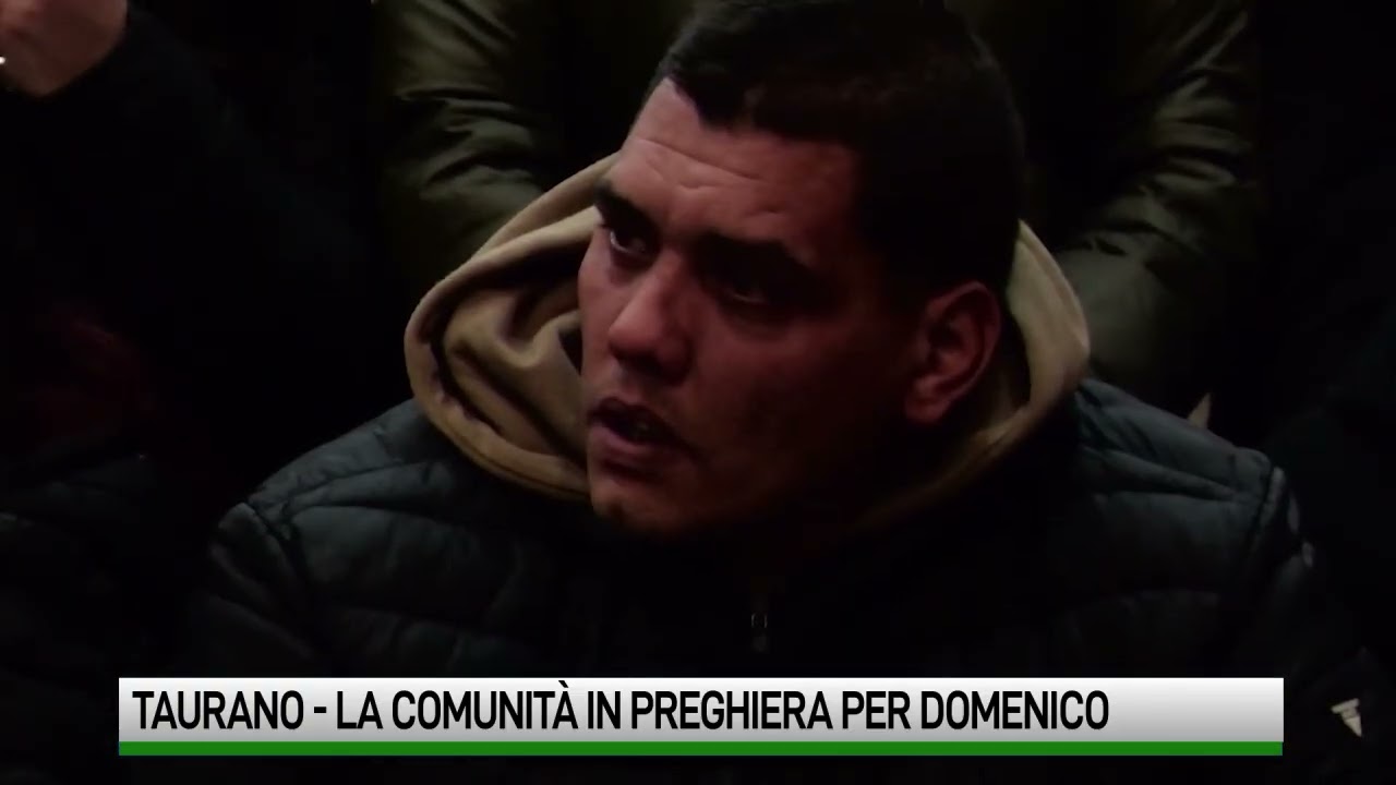 Taurano la comunità in preghiera per Domenico