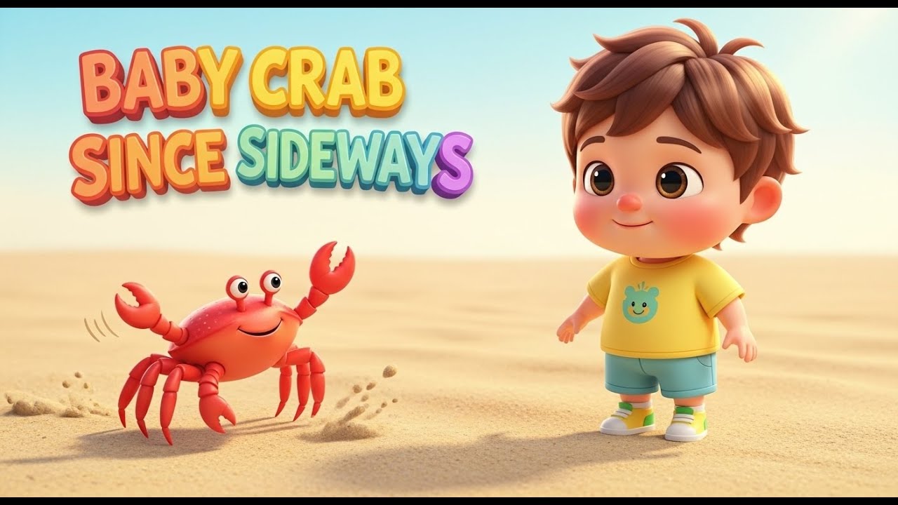 Baby Crab Dances Sideways – Nursery Rhyme, Toddler Learning, Animal Fun, and Imaginative Play