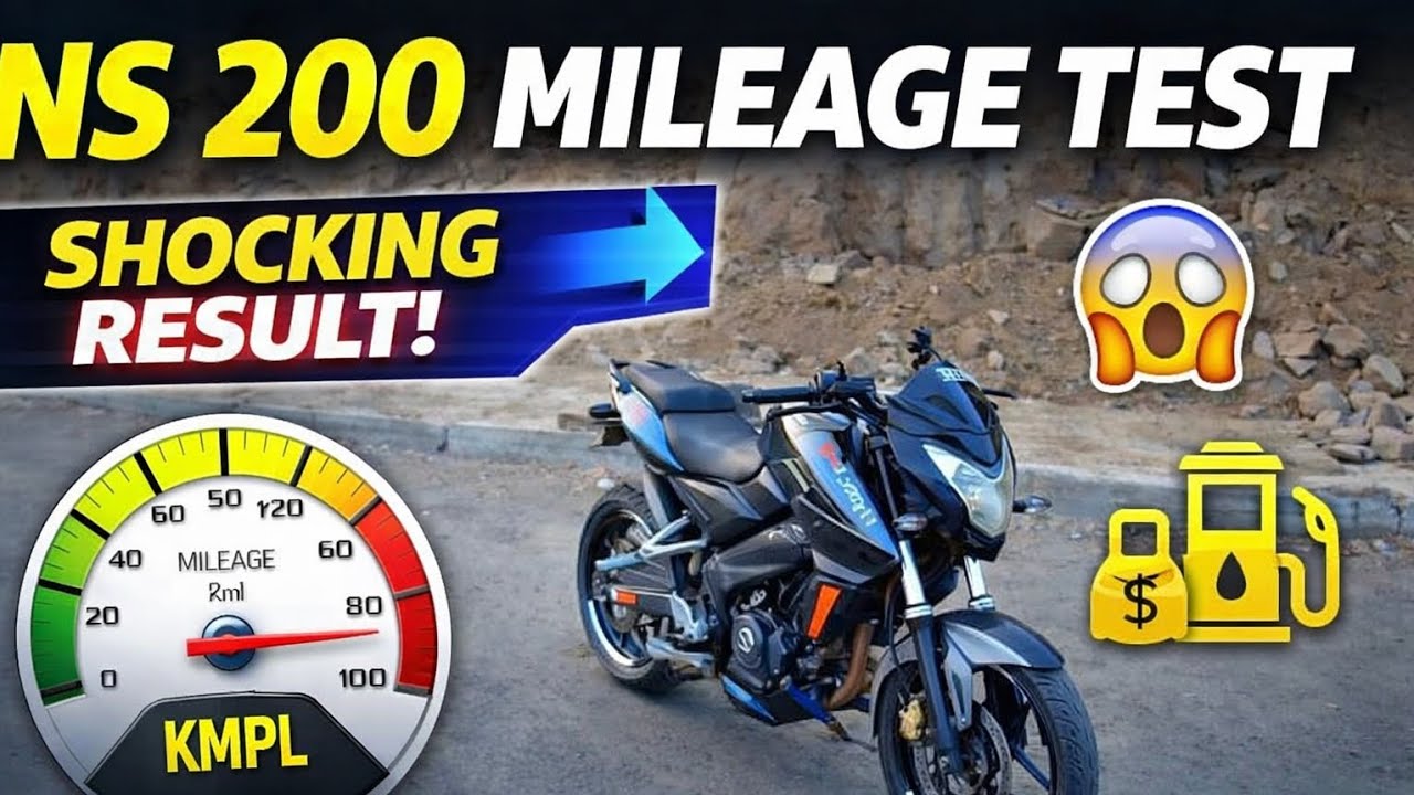 🔥NS200 1 Litre Petrol Mileage Test 😱 | Real KMPL Result #ns200 #bajajns200 #vlogger #ns