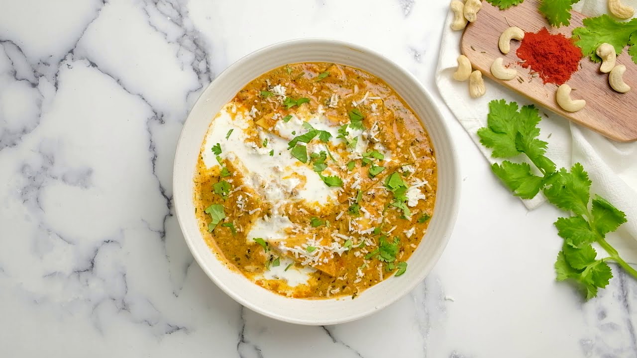 Paneer Lababdar (Paneer in a Creamy Cashew Curry)