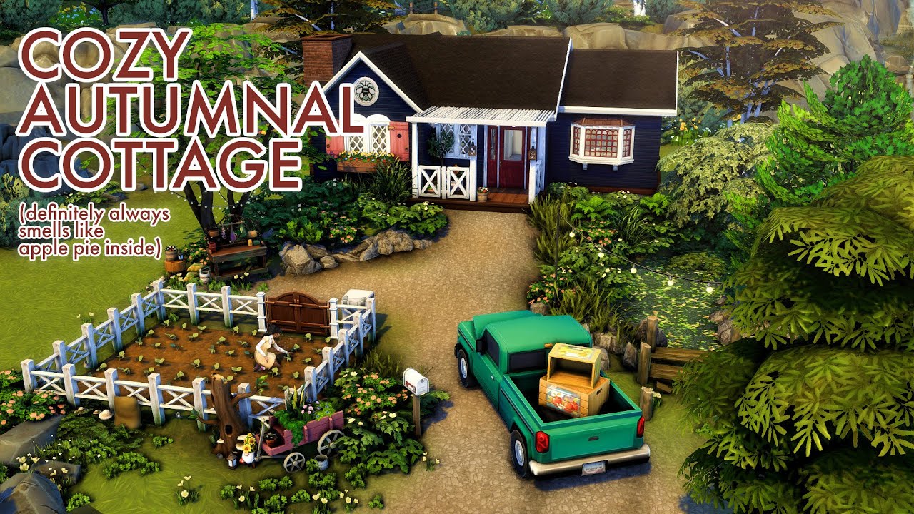 Cozy Autumnal Cottage 🍂🥧 The Sims 4 Speed Build | No CC