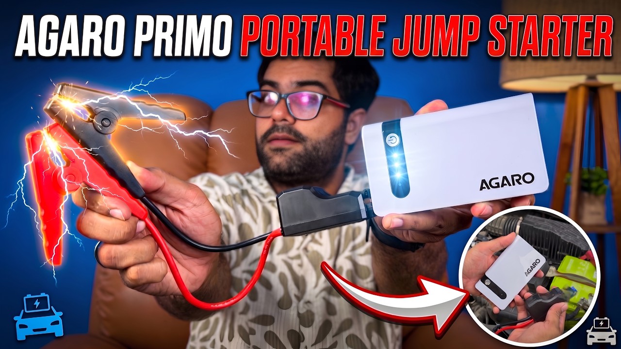 This Gadget Can Start Your Car With a Dead Battery 🚗😳 AGARO Primo Car Jump Starter Review 🔥