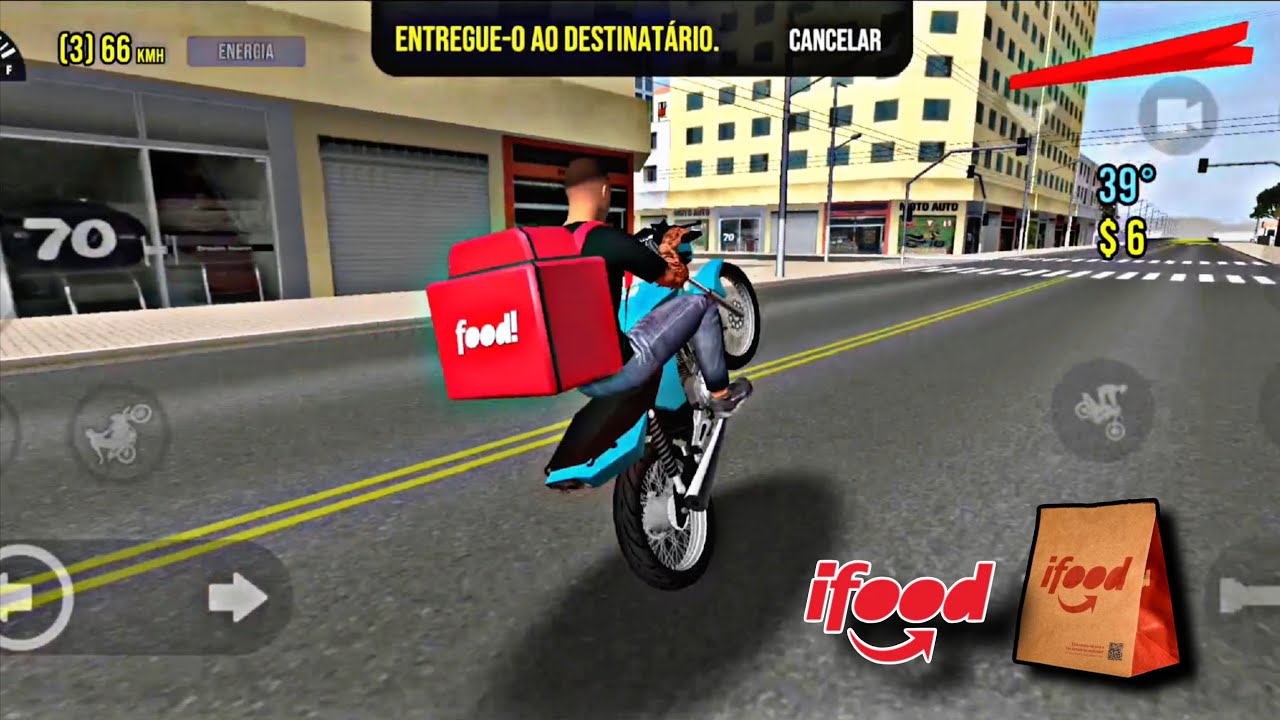 JOGANDO DE ENTREGADOR DE IFOOD 