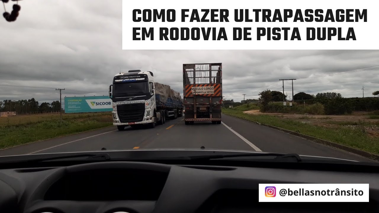 COMO FAZER ULTRAPASSAGEM EM RODOVIA DE PISTA DUPLA