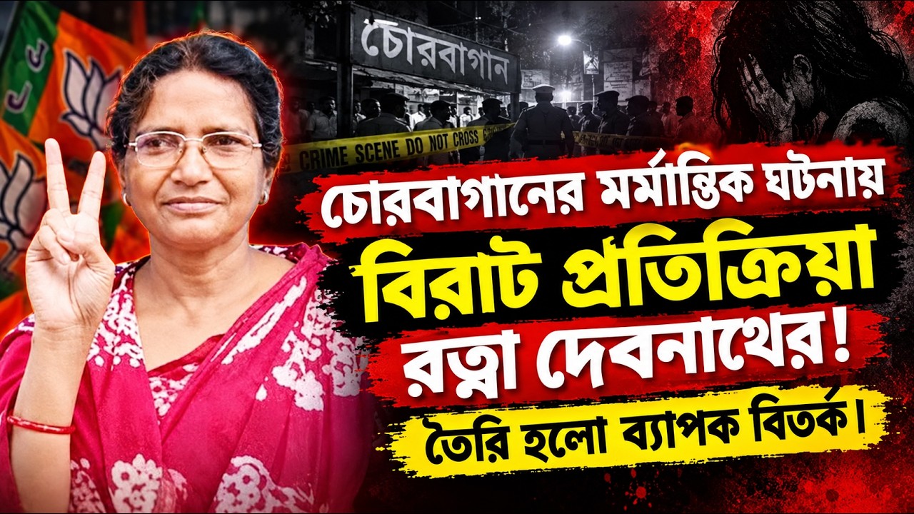 Chorbagan Stampede নিয়ে Ratna Debnath বিতর্ক বাড়ালেন! Jr Doctor দের হালকা বার্তা Suvendu Adhikari 