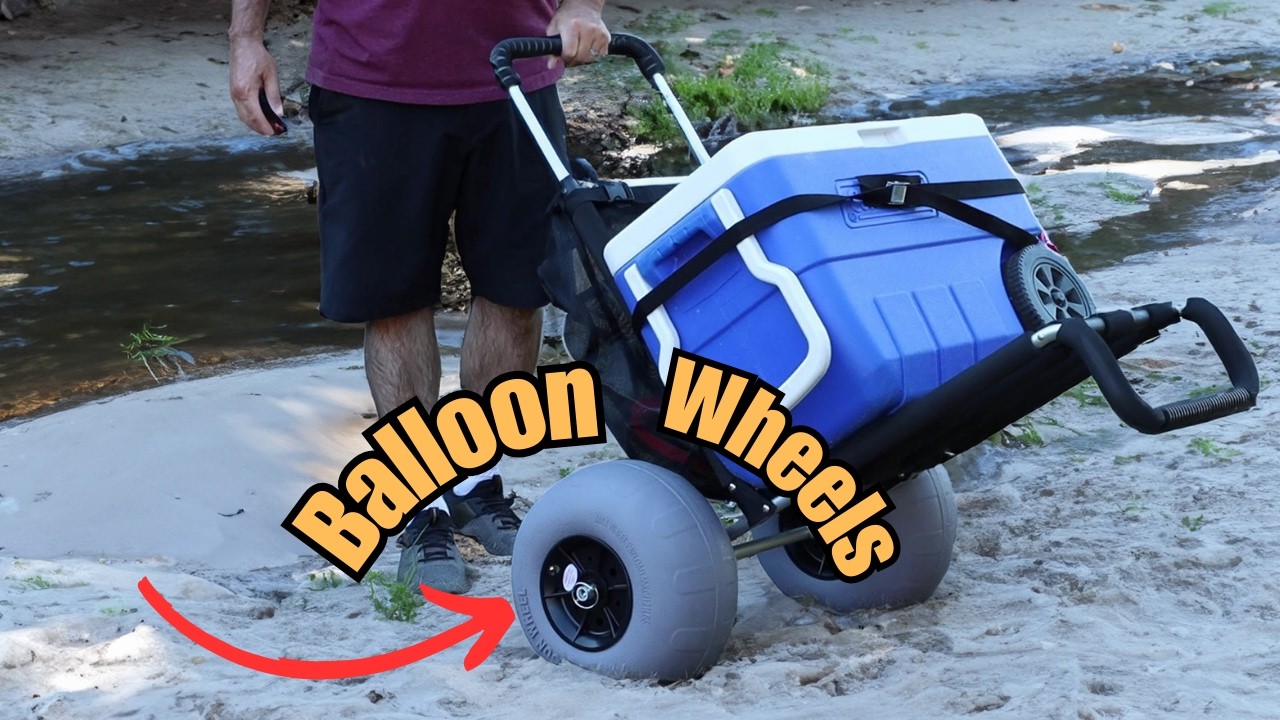 Vevor Beach Cart Review - It Has Balloon Wheels!