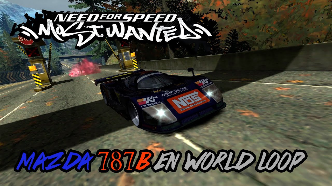 NFS Most Wanted 2005 | Mazda 787B en World Loop (Remake) | FrontiX360