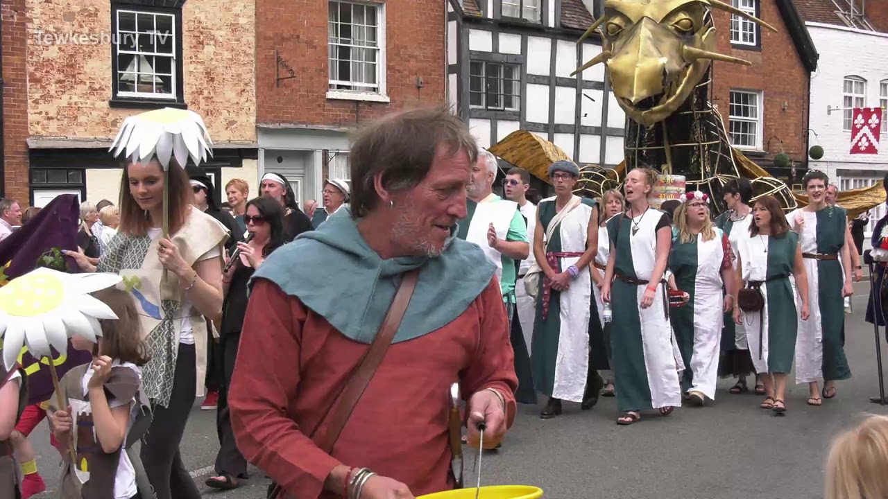 Tewkesbury Medieval Festival Parade July 2019