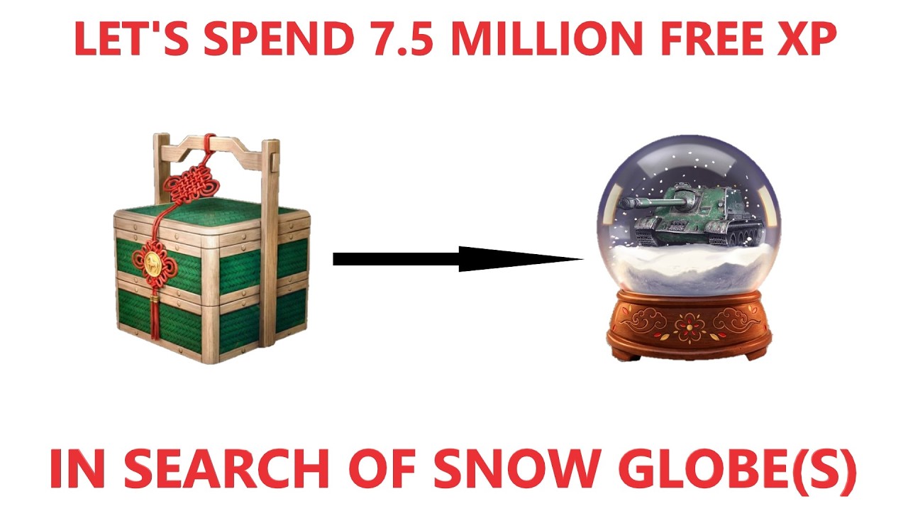 #790 Let's Spend 7.5 Million Free XP to Get Snow Globe(s) | Event: Lunar Fortune | WoTB 11.17.0