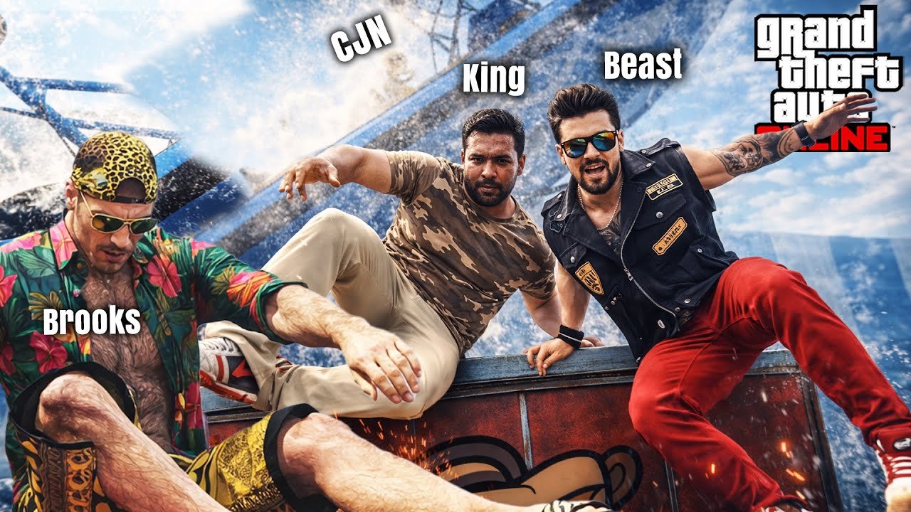 GTA 5 : BOAT vs RUNNERS But WITH TRAPS and TWIST AT THE END 😳