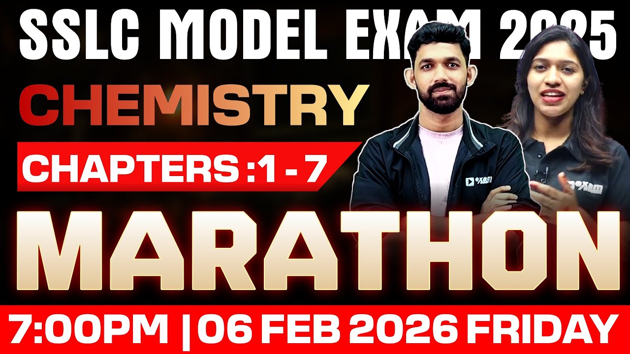 SSLC Chemistry | Chapters : 1-7 | Marathon | Exam Winner