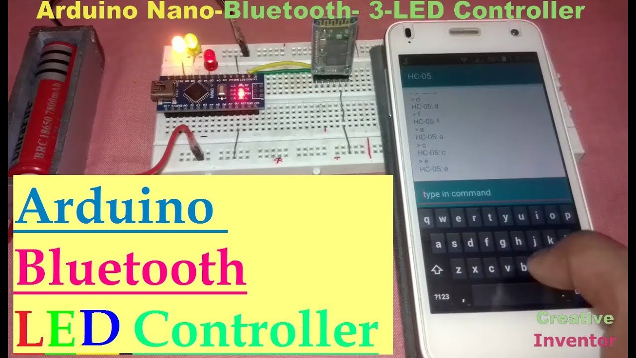 Arduino Bluetooth LED Controller | Arduino Led Controller Circuit | Arduino Bluetooth