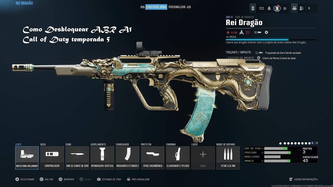 Como desbloquear a arma ABR A1 no Call of Duty temporada 5