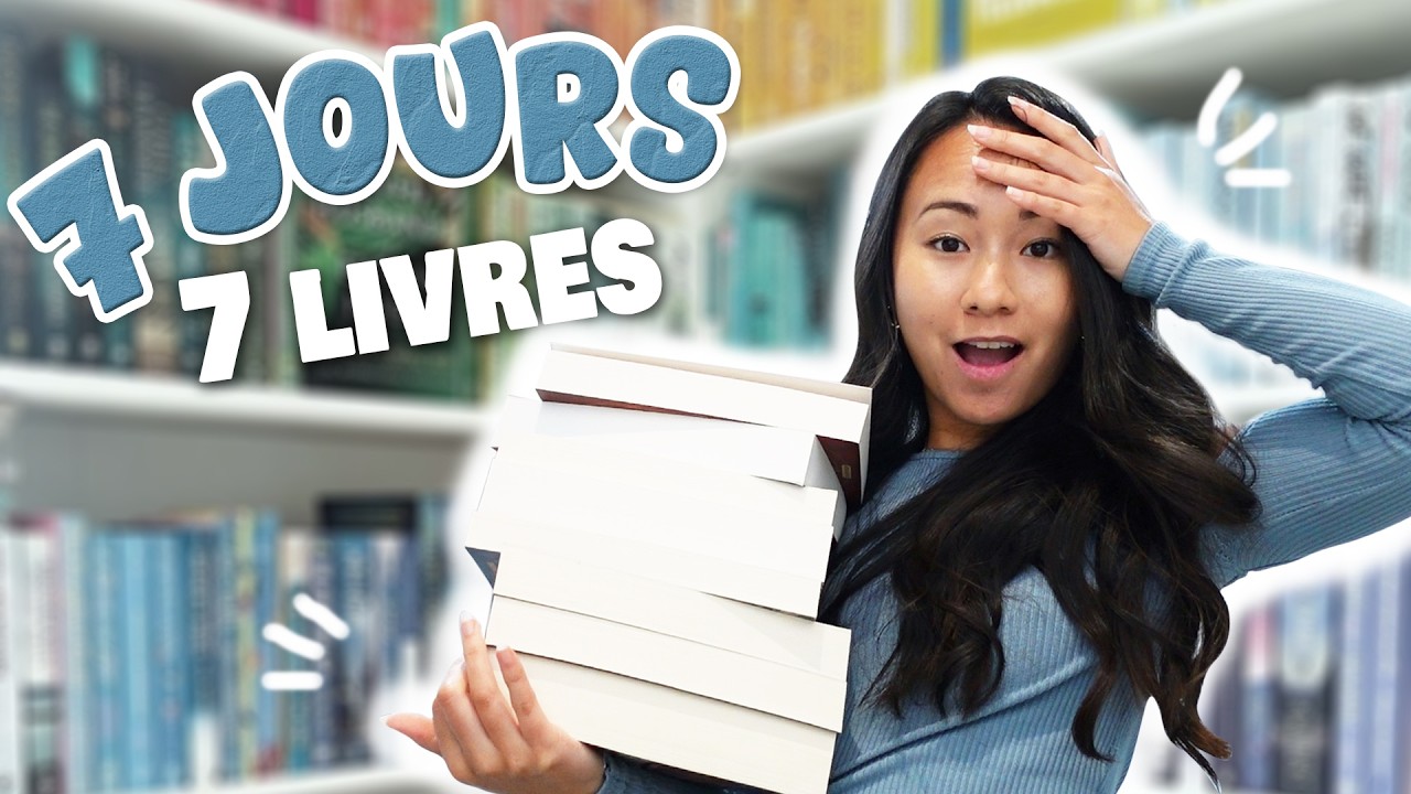 Lire 7 livres en 7 jours, est-ce possible ? 🥵📚