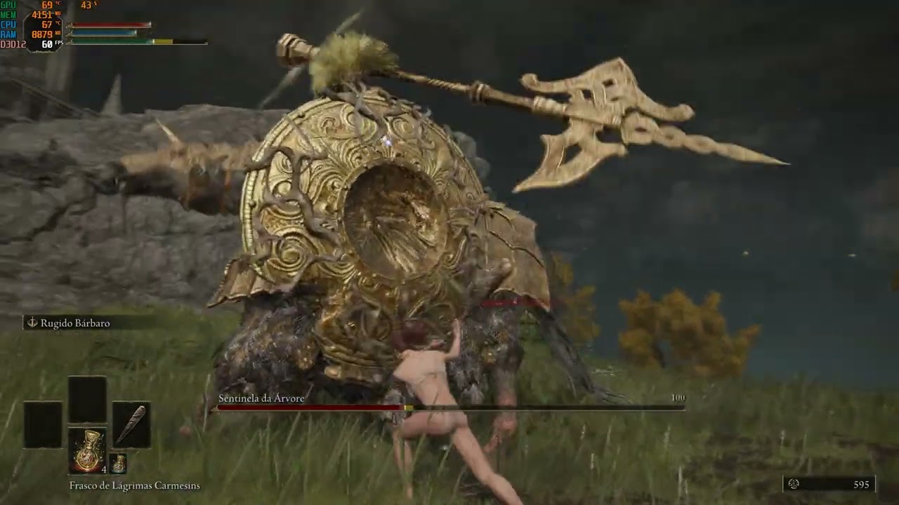 Elden Ring - Sentinela da Arvore/Tree Sentinel -  Lvl 1 Miserável/Deprived