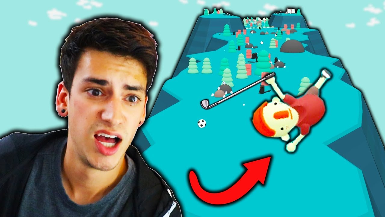 GOLFING A HUMAN?! (What The Golf)