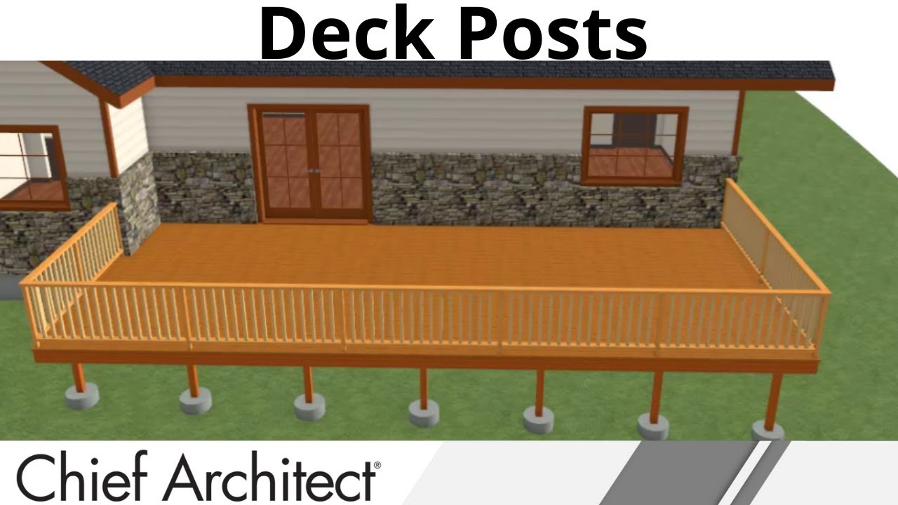 Placing Deck Posts and Footings on a Sloped Terrain
