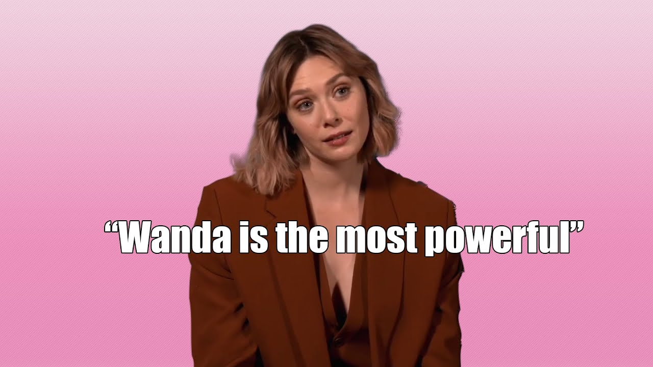 Elizabeth Olsen being iconic for 3 minutes